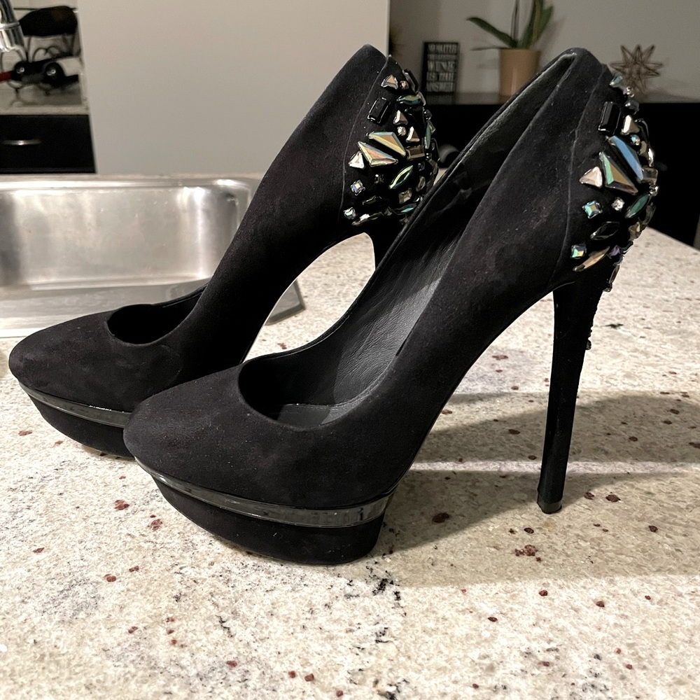 Brian Atwood Suede Pumps